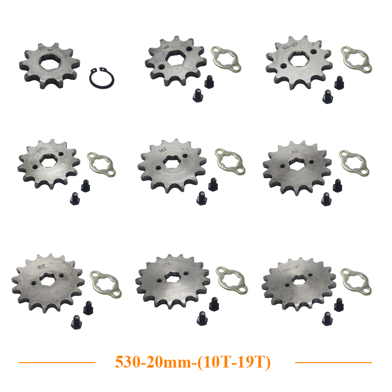 530 Chain - Motorcycle Front Drive Gear Engine Sprocket