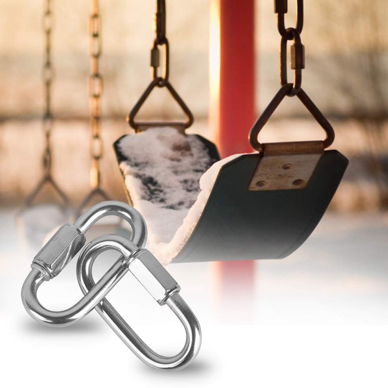 12 Pcs Quick Link 4MM Stainles - Steel Chain recension och pris