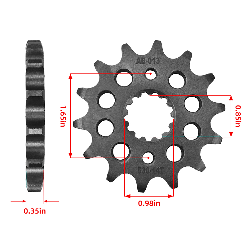 Motorcycle 530 Front Rear Chai - 530 Chain recension och pris