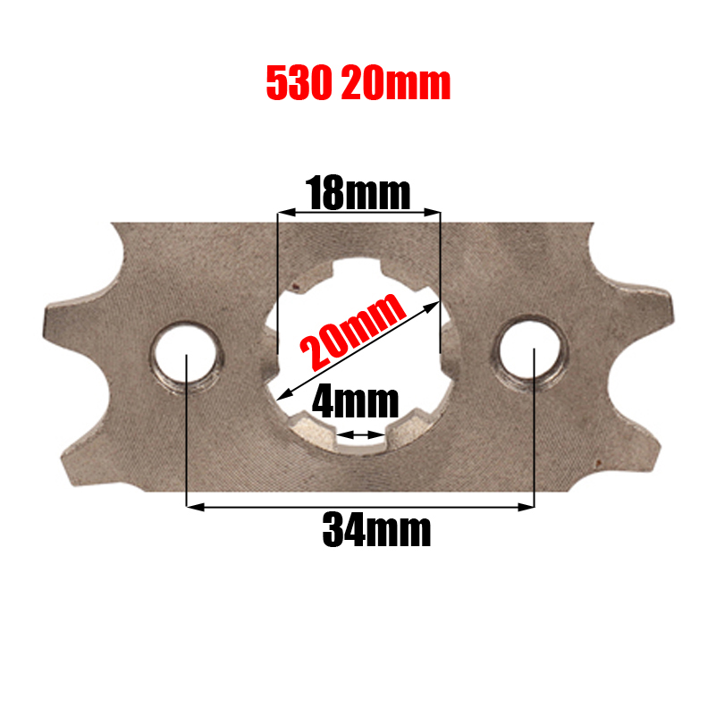 Motorcycle Front Drive Gear En - 530 Chain recension och pris