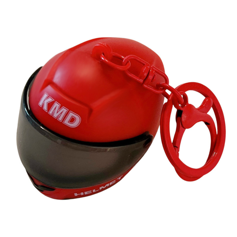 Cool Colorful Helmet Keychain  - Bicycle Chain recension och pris